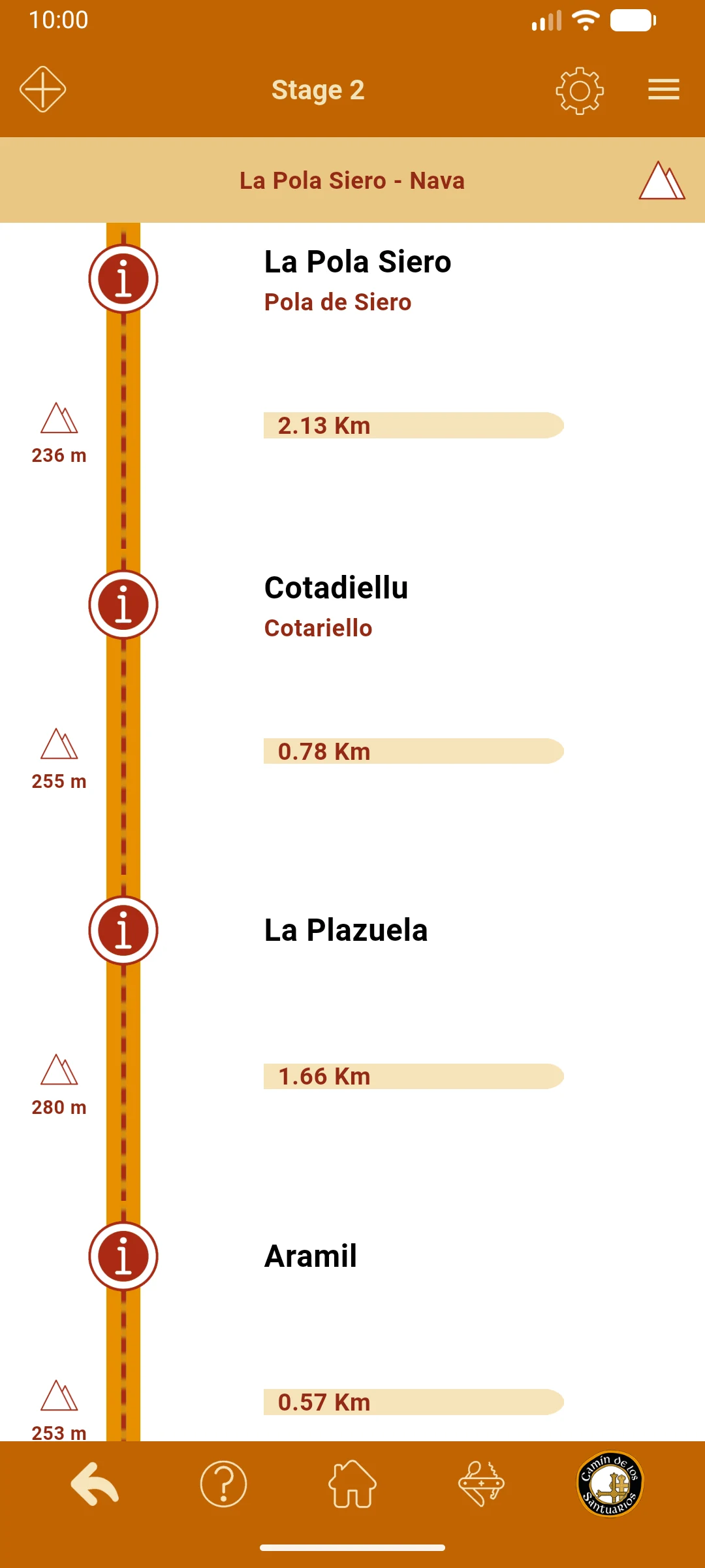 Camin de los Santuarios screenshot