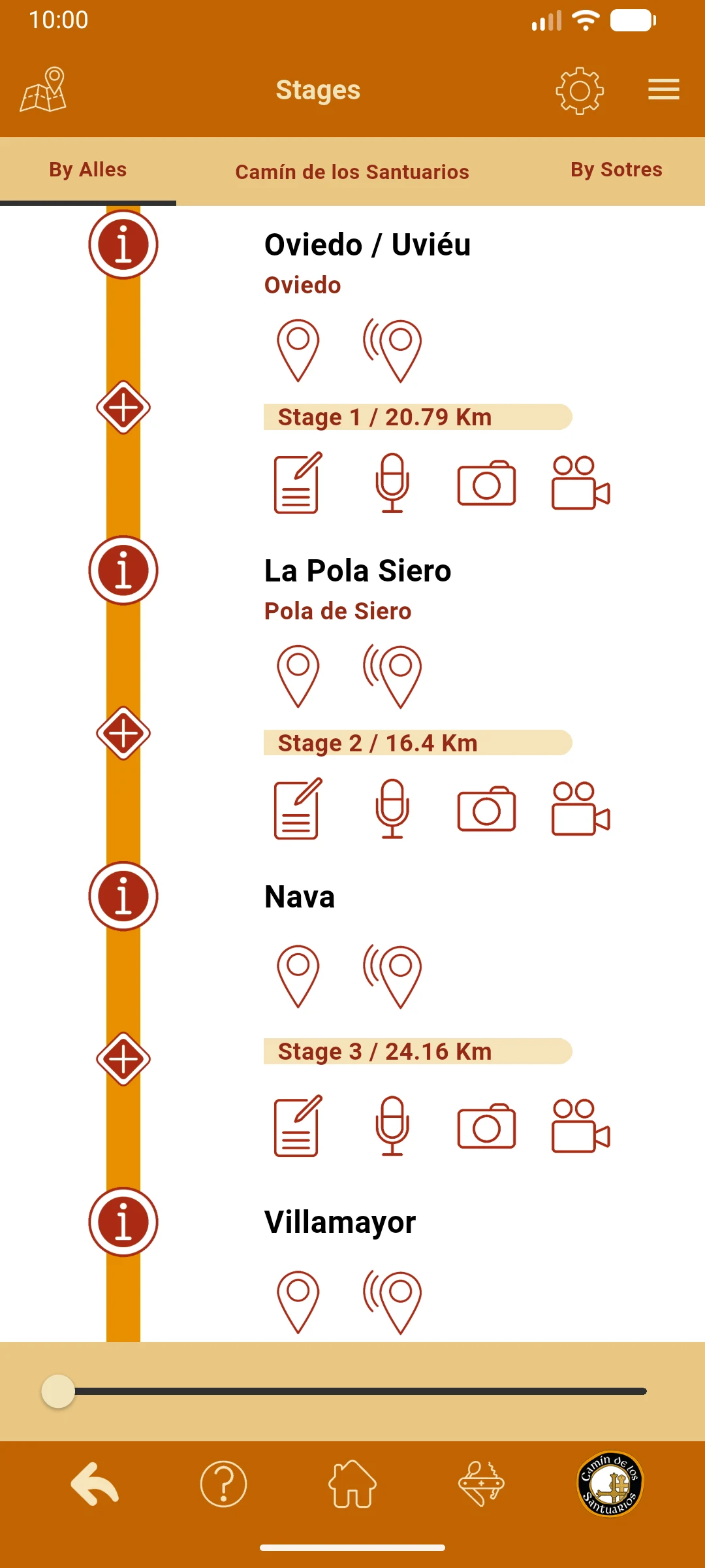 Camin de los Santuarios screenshot